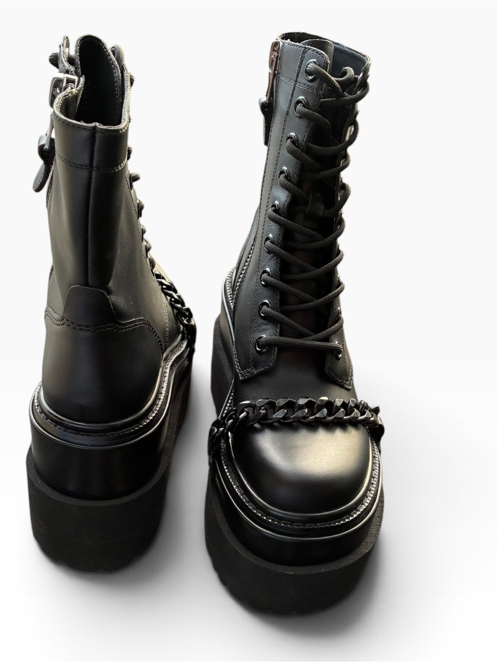 D'AMELIO  CAMDON LEATHER BOOTS NEW - Picture 6 of 8